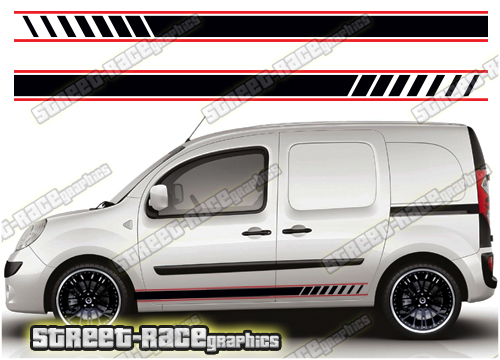 Renault Kangoo racing stripes 026