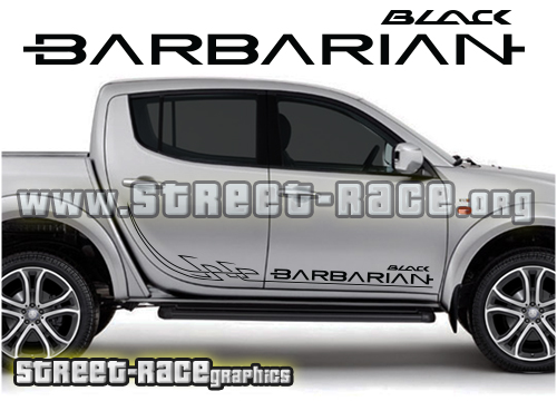 005b - Mitsubishi L200 Barbarian BLACK