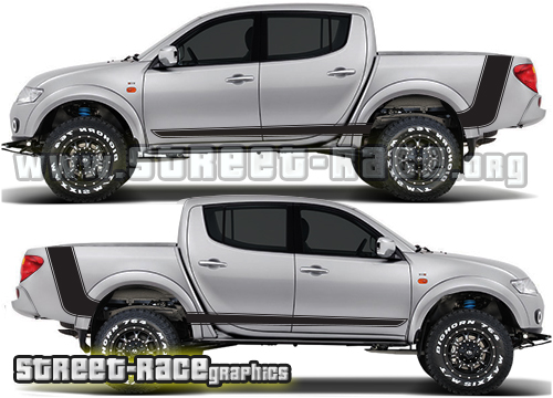 014 - L200 side doors and tub stripes