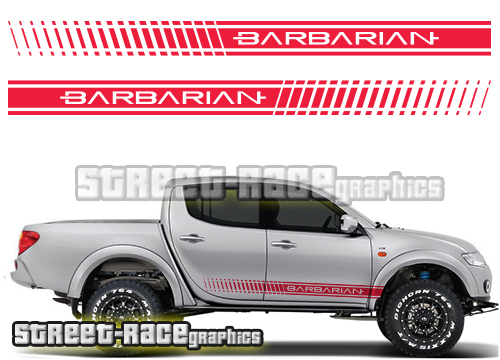 029 - L200 Barbarian racing stripes