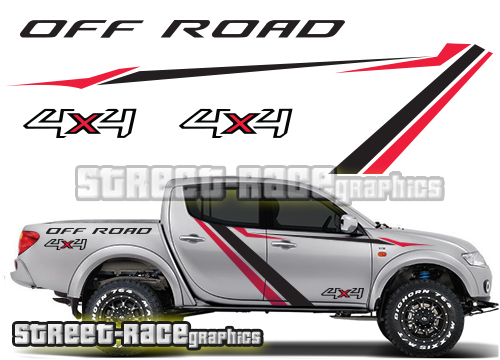 034 - Mitsubishi L200 offroad graphics