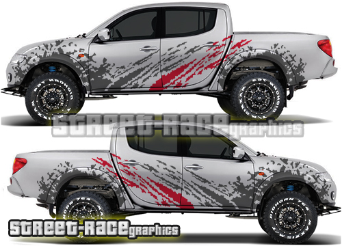 038 - Mitsubishi L200 rally raid graphics