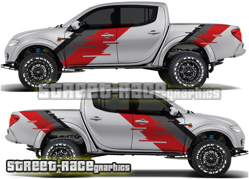 042 - Mitsubishi L200 rally raid graphics