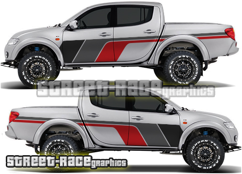 044 - Mitsubishi L200 rally raid graphics