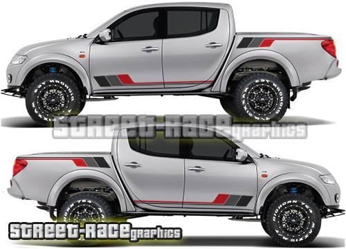 045 - Mitsubishi L200 rally raid graphics
