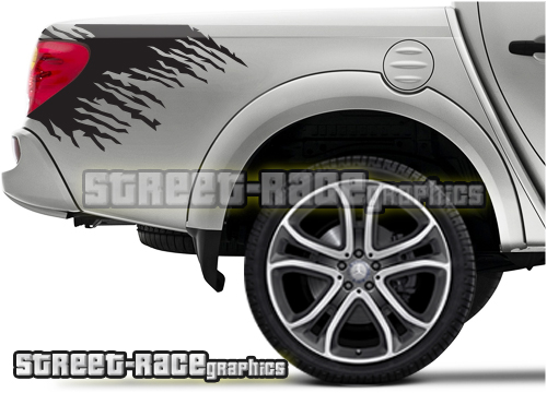 051 - L200 shredded tub graphics