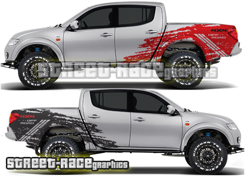 052 - Mitsubishi L200 rally raid graphics