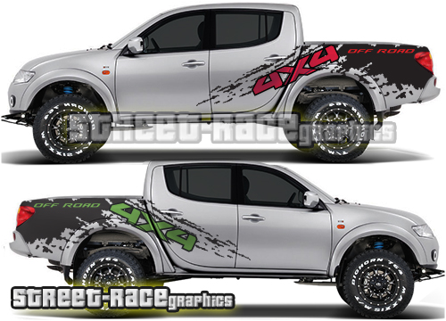 053 - Mitsubishi L200 rally raid graphics