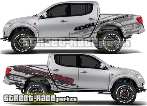 057 - Mitsubishi L200 4x4 OFF ROAD graphics