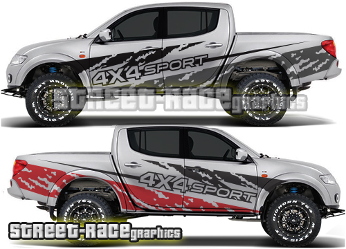 066 - Mitsubishi L200 4x4 SPORT graphics