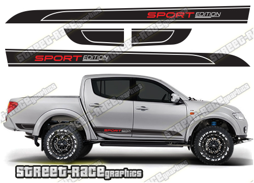 104 - L200 4x4 racing stripes