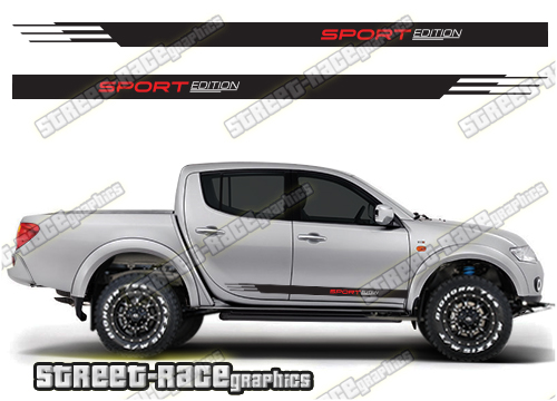 110 - L200 4x4 racing stripes