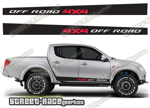 113 - L200 4x4 racing stripes