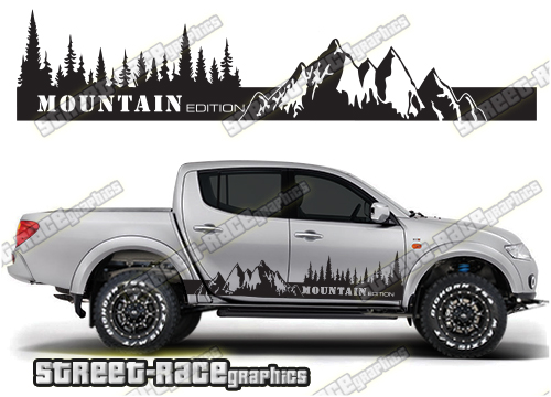 119 - L200 mountain adventure stickers