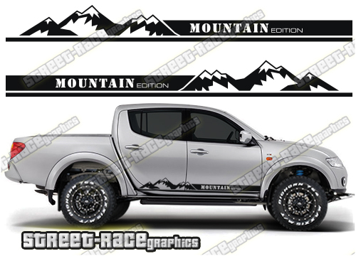 121 - L200 mountain adventure stickers