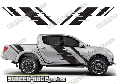 125 - L200 racing stripes