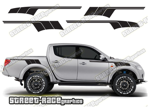 126 - L200 racing stripes