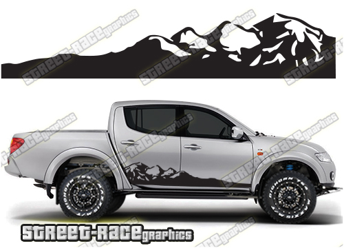 131 - L200 mountain adventure stickers