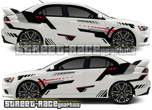 007 Mitsubishi Lancer Rally / Drift graphics