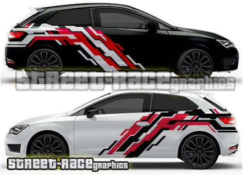 Seat Leon rally graphics 004