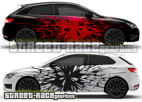 Seat Leon rally graphics 005