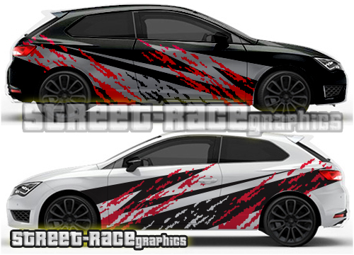 Seat Leon rally graphics 008