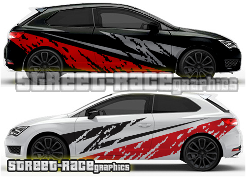 Seat Leon rally graphics 009