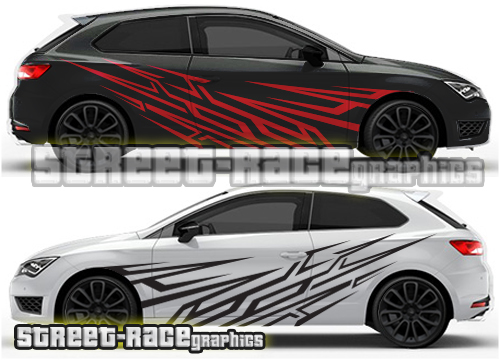 Seat Leon rally graphics 014