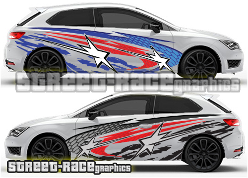 Seat Leon rally graphics 017