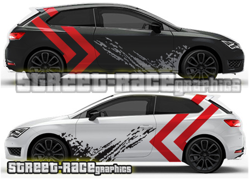 Seat Leon rally graphics 018A