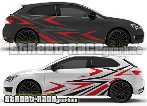 Seat Leon rally graphics 019