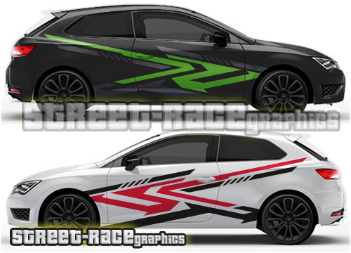 Seat Leon rally graphics 022