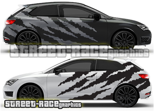 Seat Leon rally graphics 023