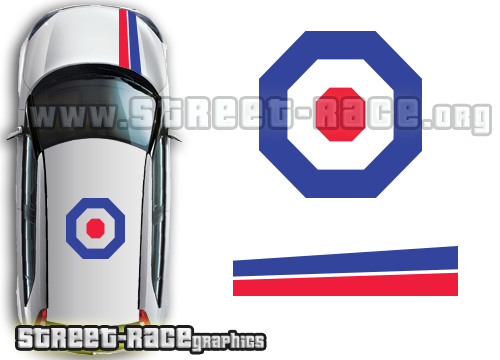 MG OTT 001 stripes & RAF roundel