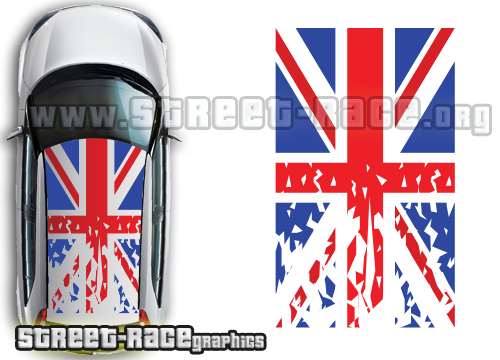 MG OTT 014 Union Jack roof grunge graphics
