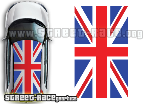 MG OTT 016 Union Jack roof graphics