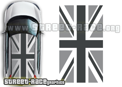MG OTT 017 Union Jack roof graphics