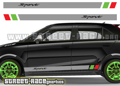 MG racing stripes 007