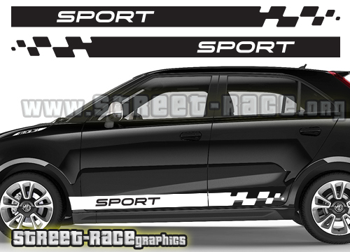 MG racing stripes 012