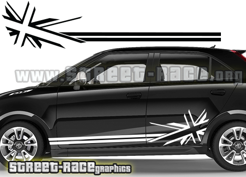MG racing stripes 019 - Union Jack