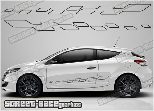 Megane side stickers 108