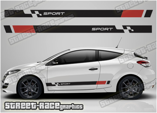 Megane side stickers 123