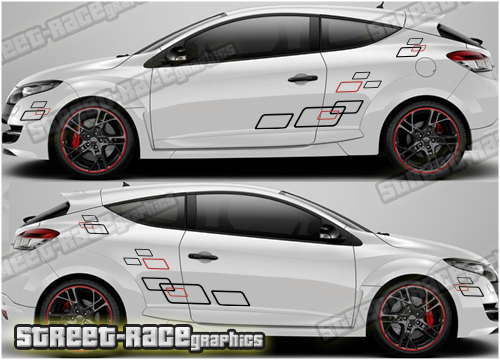 Megane side stickers 179