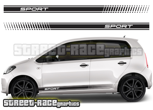 Seat Mii racing stripes 016 - sport