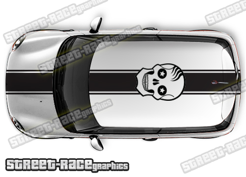 Mini 017 OTT SKULL stripes