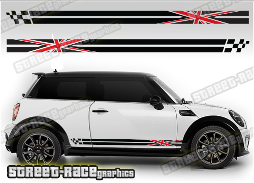 Mini racing stripe 31A (Union Jack)