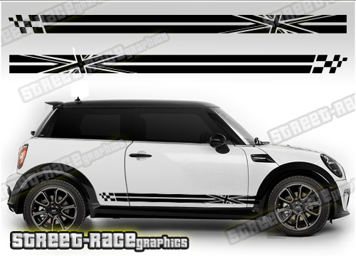 Mini racing stripe 31B (Union Jack)