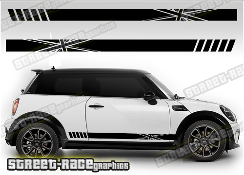 Mini racing stripe 32B (Union Jack)