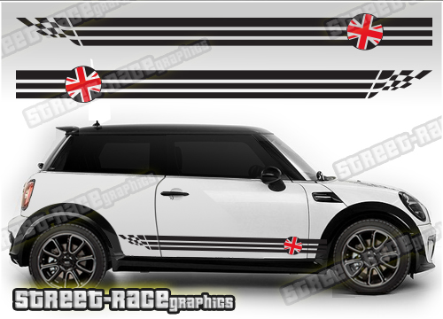 Mini racing stripe 33A (Union Jack)