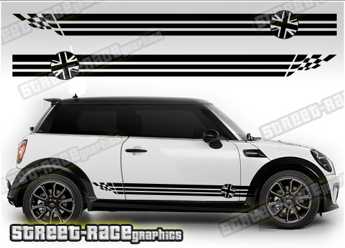 Mini racing stripe 33B (Union Jack)